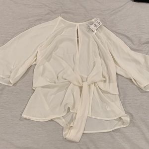 White Sheer Blouse